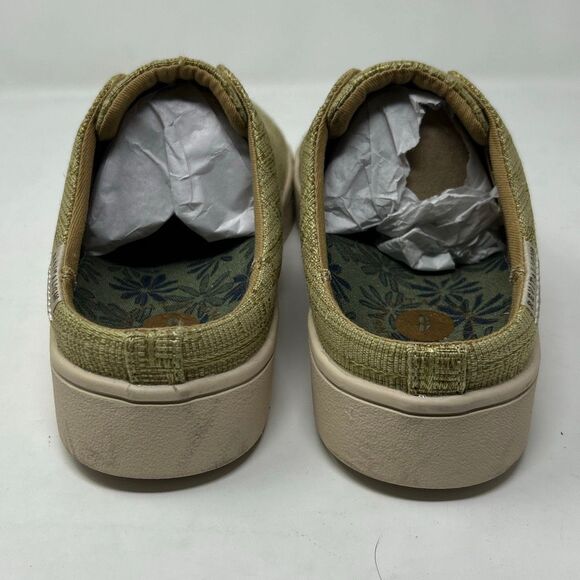 Spenco Revitalign Harmony Petals Moss Tan Slip On Shoes Sz 7 Comfort Orthotic - Picture 4 of 9